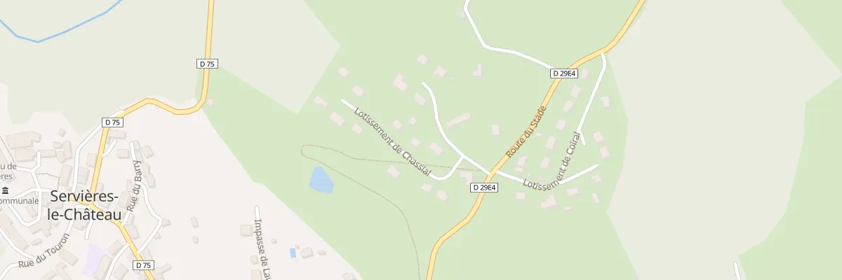 Plan du 15 Lot Chassial à Servières-le-Château