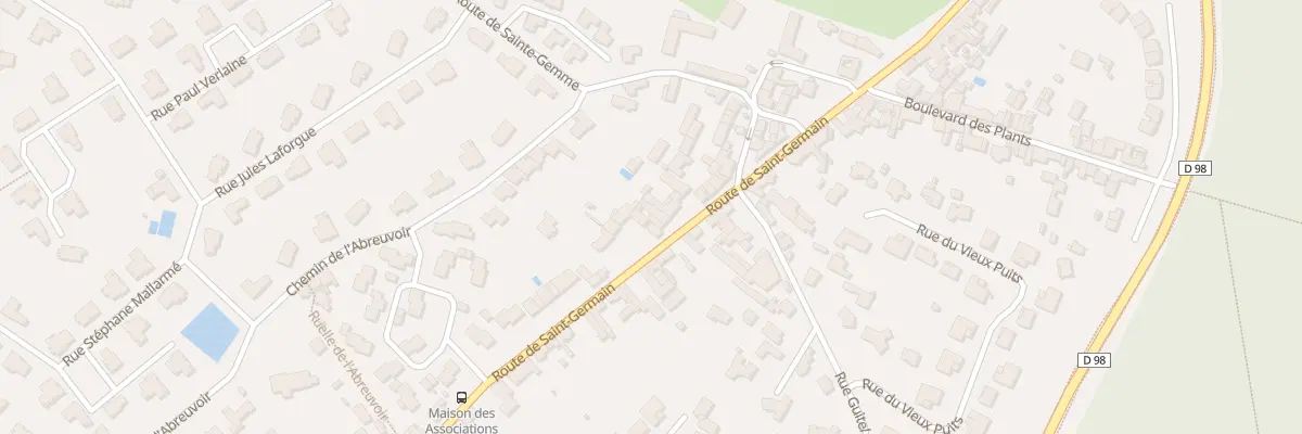 Plan du 29 Rte de Saint Germain à Saint-Nom-la-Bretèche