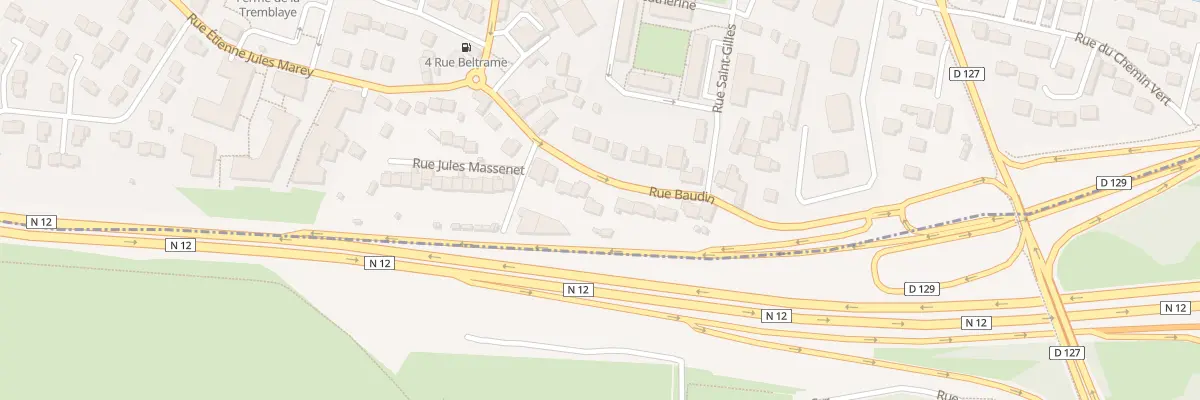 Plan du 249 Rue Baudin à Bois-d’Arcy