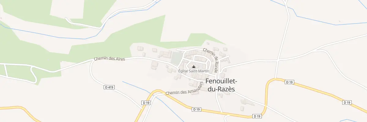 Plan du 1 Pl de l’Eglise à Fenouillet-du-Razès