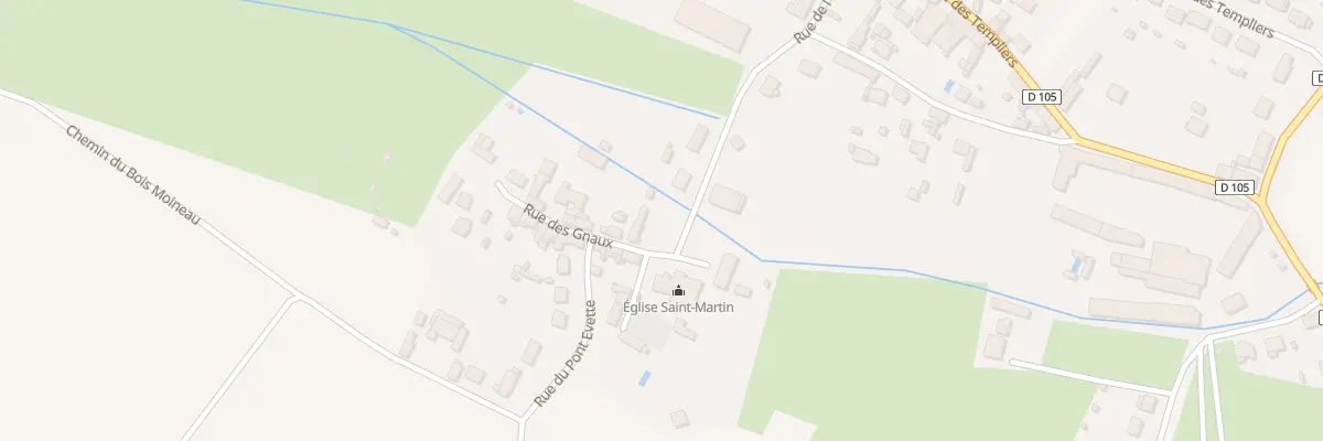 Plan du 2 Rue des Gnaux à Ivry-le-Temple