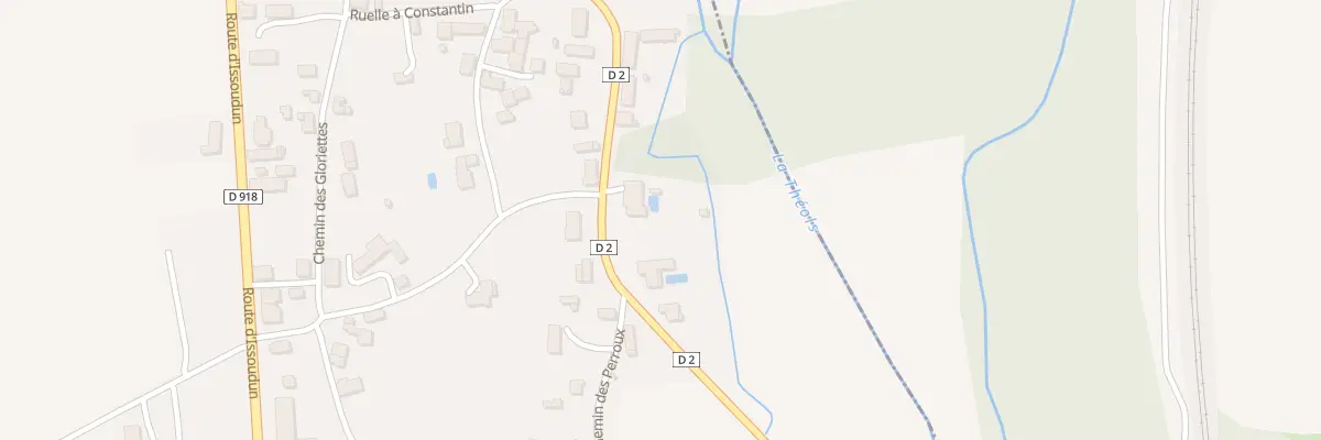 Plan du 519 Che du Gue à Diou