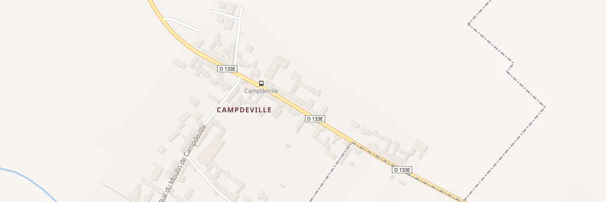 Plan du 13 Gr Grande Rue de Campdeville à Milly-sur-Thérain