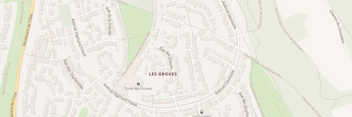Plan du 34 Rue des Groues à Vauréal