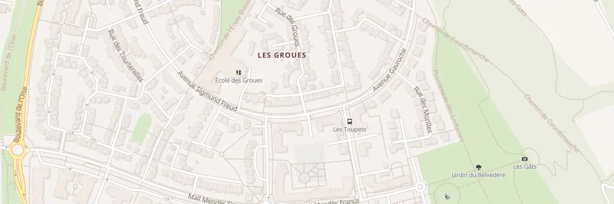 Plan du 2 Rue des Groues à Vauréal