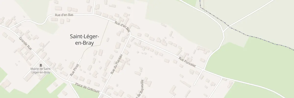 Plan du 6 Rue Poncelet à Saint-Léger-en-Bray