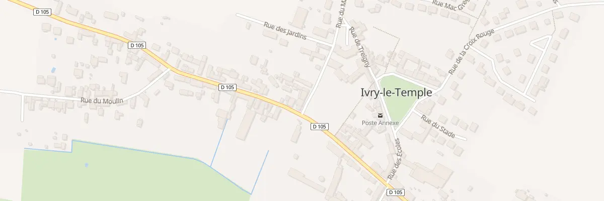 Plan du 1 Rue du Manoir à Ivry-le-Temple