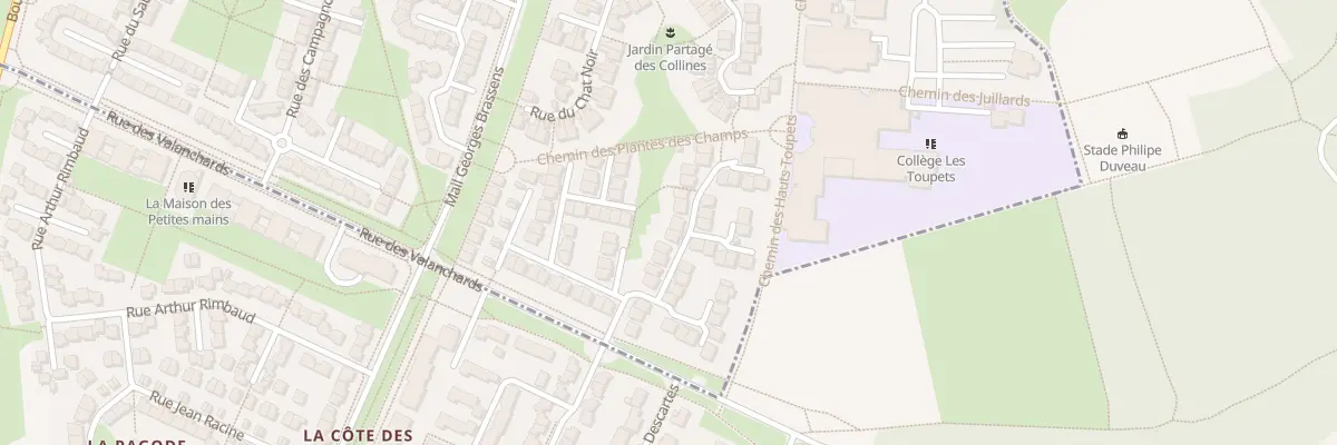 Plan du 76 Rue des Rouges Gorges à Vauréal