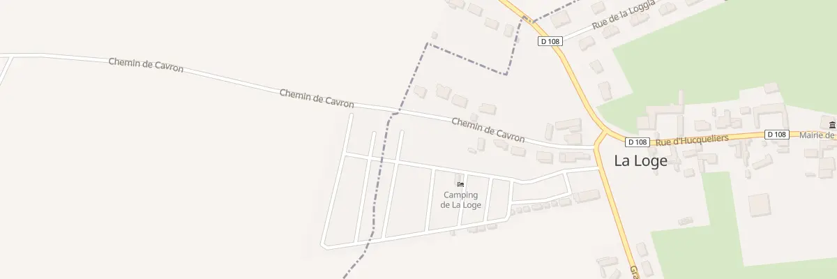 Plan du 16 Che de Cavron à La Loge