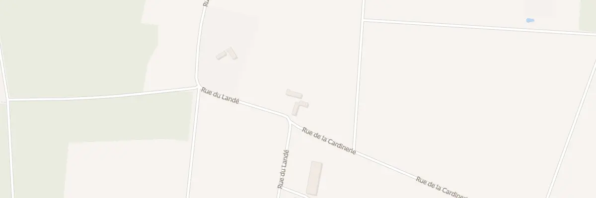Plan du 53 Rte du Landé à Rebréchien