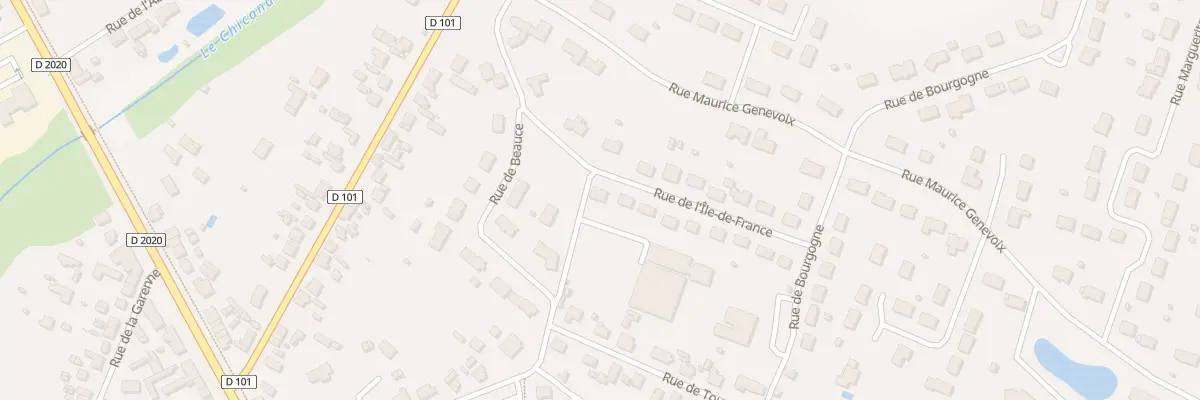 Plan du 2 Rue de l’Ile de France à Lamotte-Beuvron