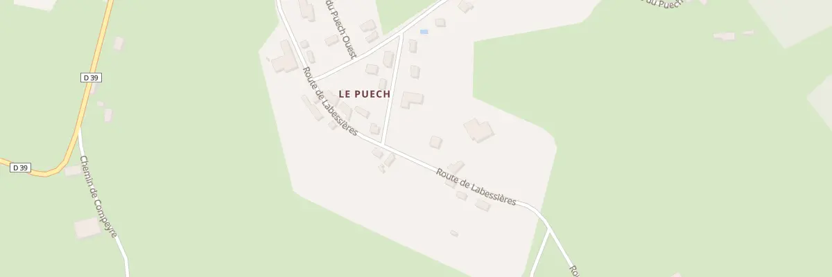 Plan du 2 Puech Labessieres à Gorses