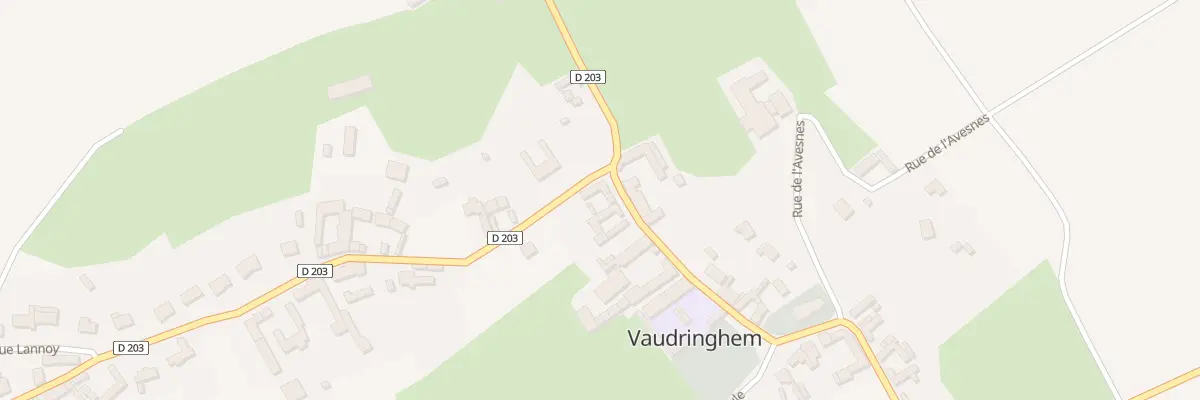 Plan du 2 Rue de l’Eglise à Vaudringhem