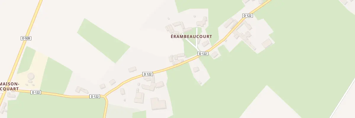 Plan du 30 Rue d’Erambeaucourt au Quesnoy-en-Artois