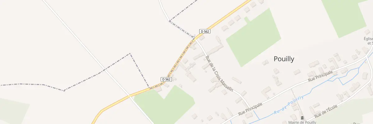 Plan du 20T Rue de Bléquencourt à Pouilly