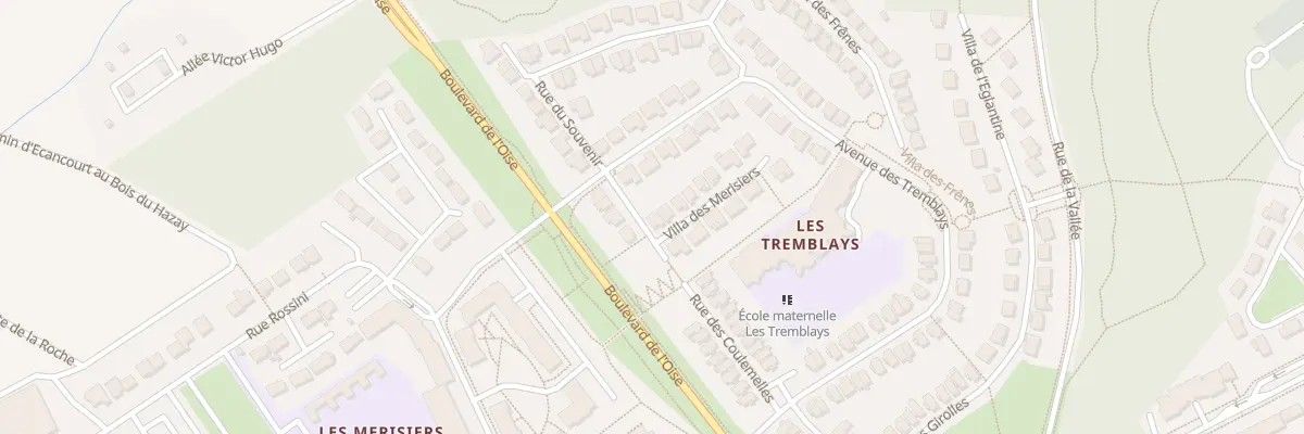 Plan du 1 Vla des Merisiers à Jouy-le-Moutier