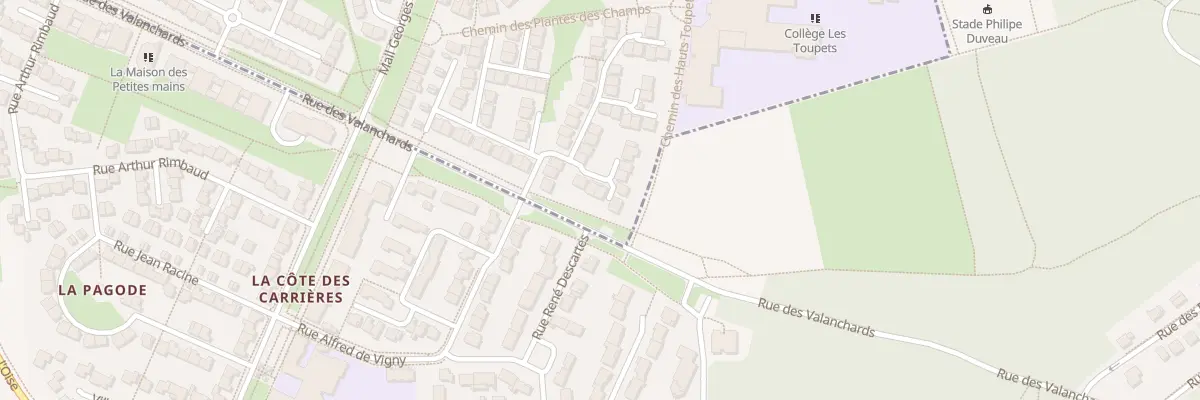 Plan du 12 Rue des Rouges Gorges à Vauréal