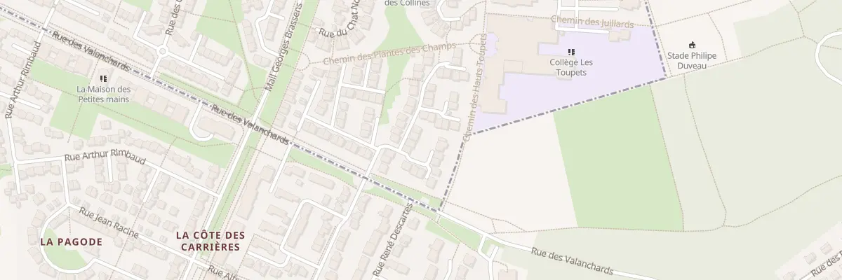 Plan du 28 Rue des Rouges Gorges à Vauréal