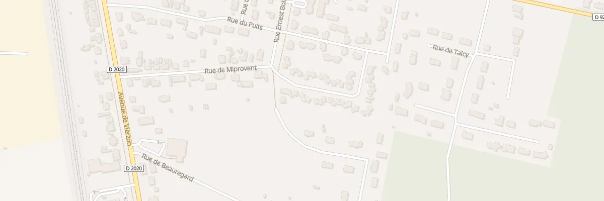 Plan du 28 Rue de Miprovent à Lamotte-Beuvron
