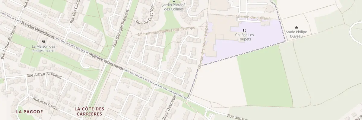 Plan du 32 Rue des Rouges Gorges à Vauréal