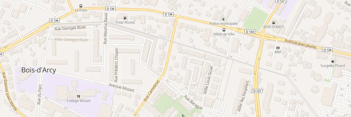 Plan du 3 Rue Camélinat à Bois-d’Arcy
