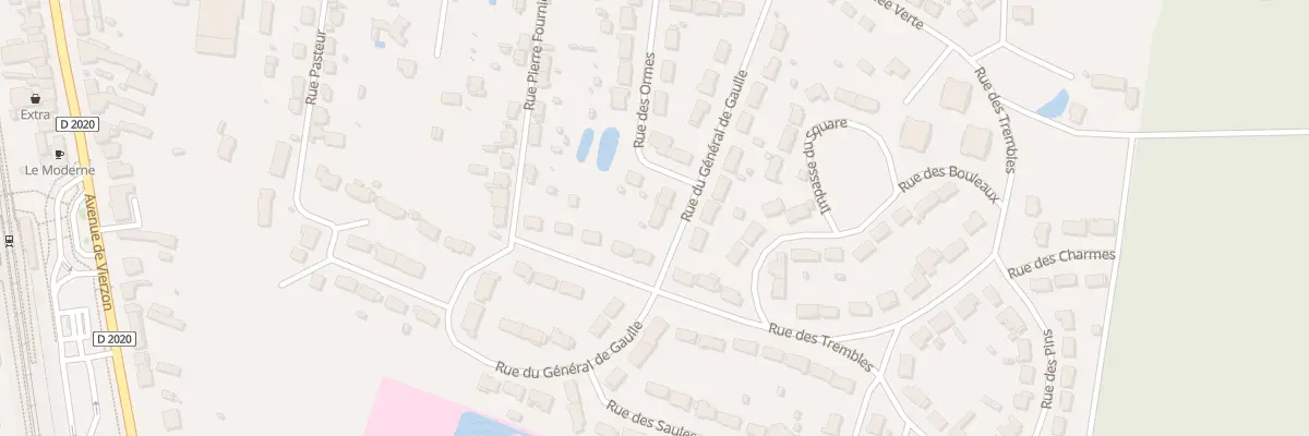Plan du 14 Rue du Gen de Gaulle à Lamotte-Beuvron