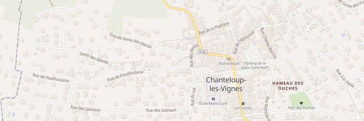 Plan du 10 Rue de Pissefontaine à Chanteloup-les-Vignes