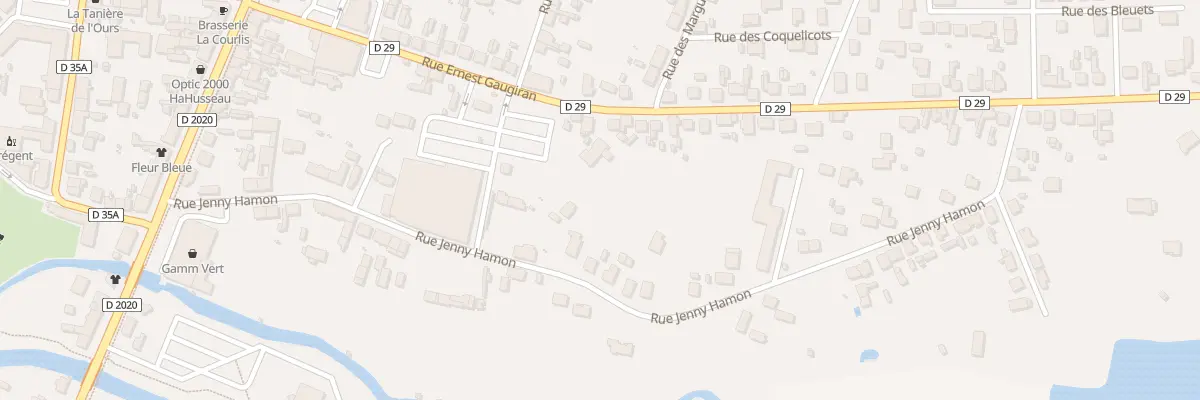 Plan du 33 Rue Jenny Hamon à Lamotte-Beuvron