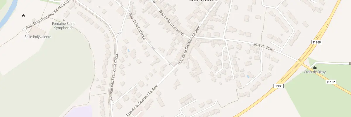 Plan du 40 Rue de la Division Leclerc à Bonnelles