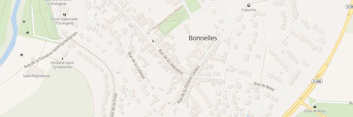Plan du 8 Rue de la Libération à Bonnelles