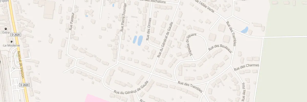 Plan du 12 Rue du Gen de Gaulle à Lamotte-Beuvron