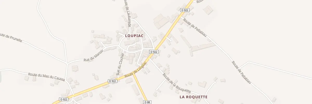 Plan du 5116 Loupiac à Causse-et-Diège