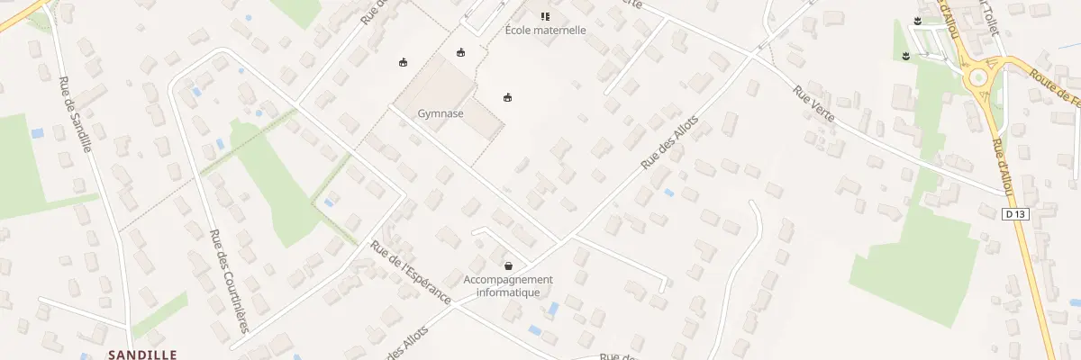Plan du 192 Rue des Allots à Sandillon