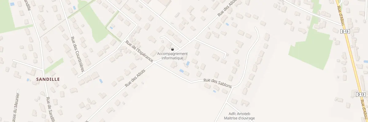 Plan du 285 Rue des Allots à Sandillon