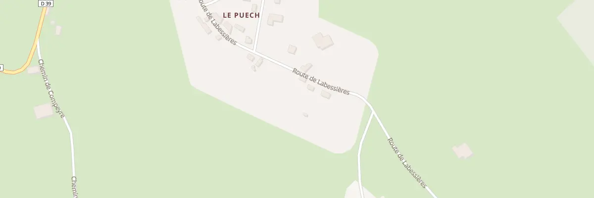Plan du 5216 La Bessiere Nord à Gorses