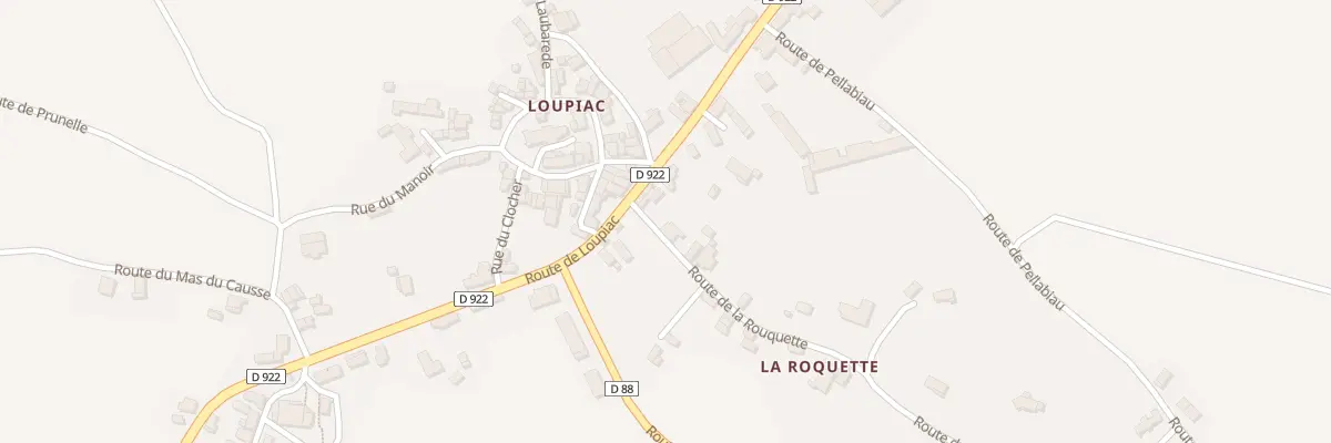 Plan du 5110 Loupiac à Causse-et-Diège