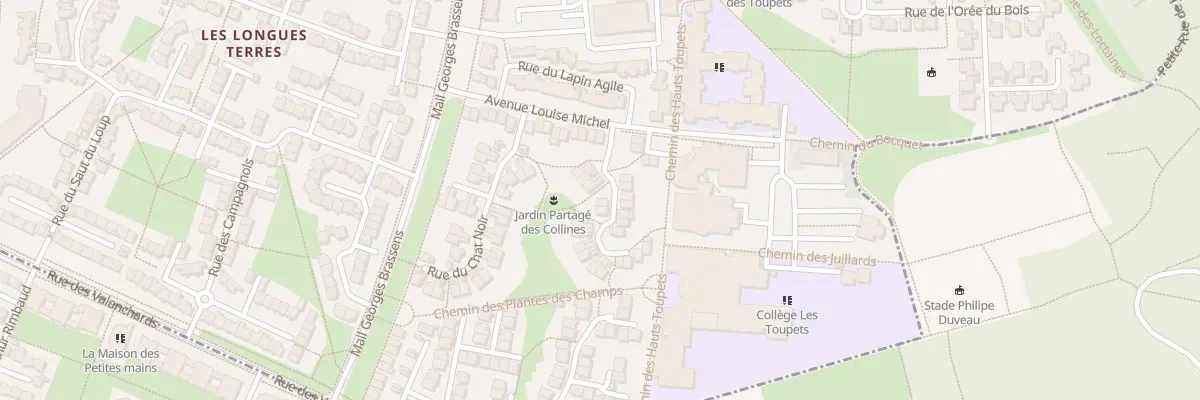 Plan du 4 Rue du Renard à Vauréal