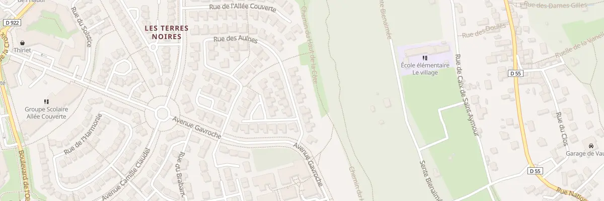 Plan du 10 Rue des Aulnes à Vauréal