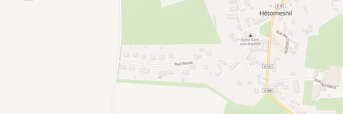 Plan du 200 Rue Neuve à Hétomesnil