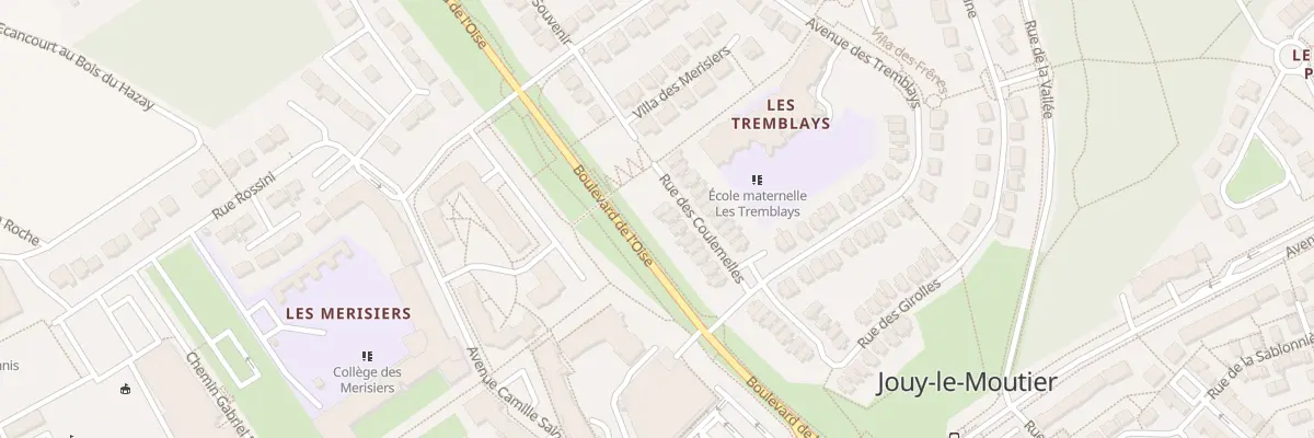 Plan du 17 Rue des Coulemelles à Jouy-le-Moutier