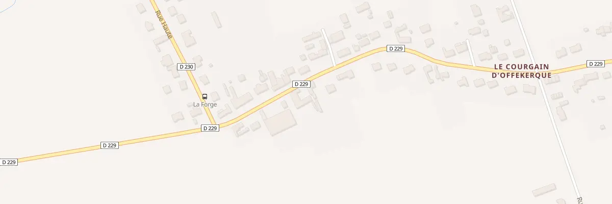 Plan du 57 Rue du Courgain à Offekerque