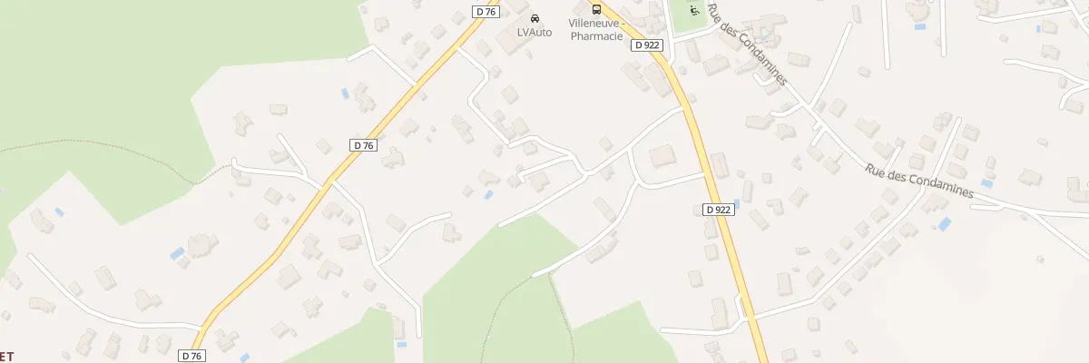 Plan du 5400A Le Cap de Girou à Villeneuve