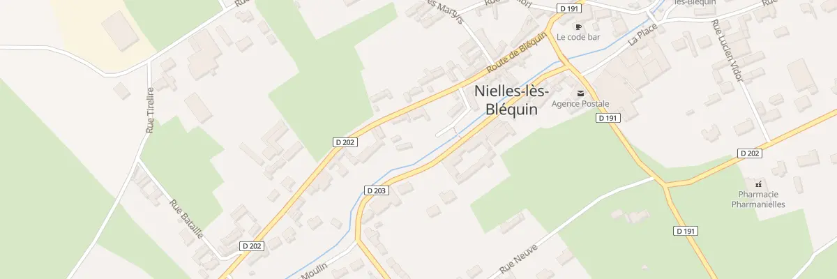 Plan du 2 Rte de Vaudringhem à Nielles-lès-Bléquin