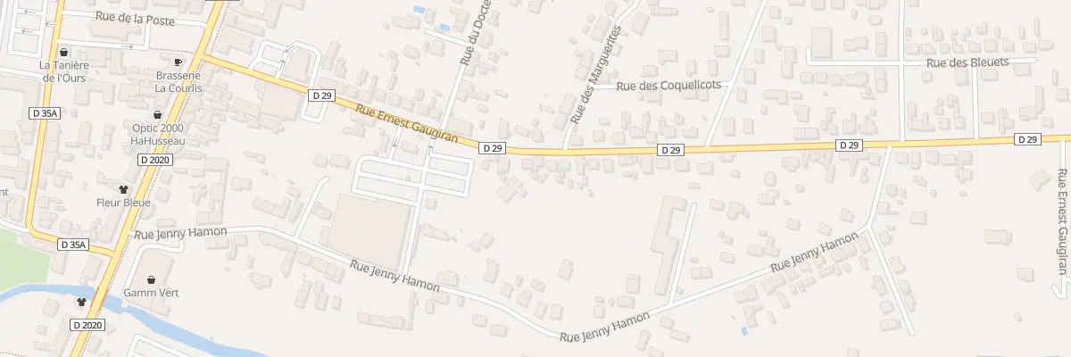 Plan du 36 Rue Ernest Gaugiran à Lamotte-Beuvron