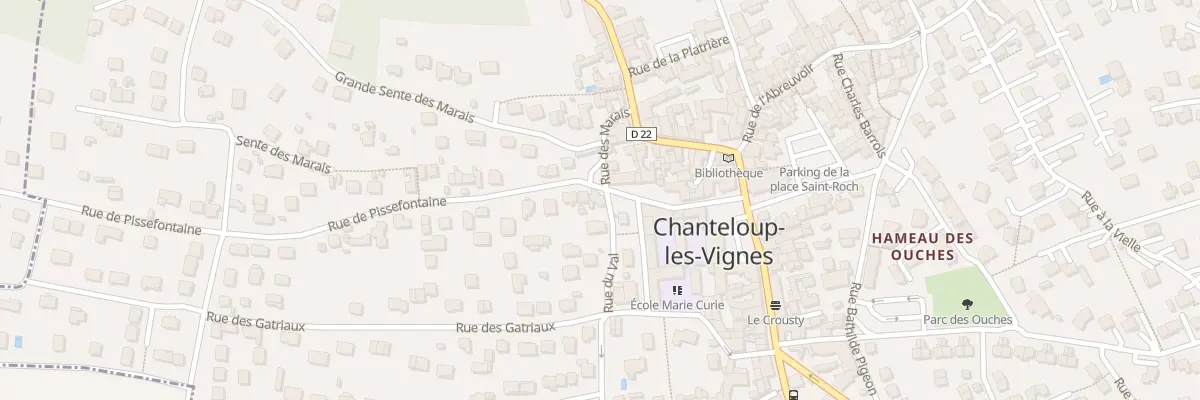 Plan du 7 Rue de Pissefontaine à Chanteloup-les-Vignes