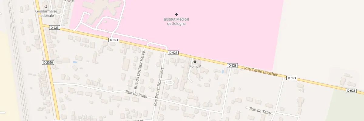 Plan du 48 Rue Cécile Boucher à Lamotte-Beuvron