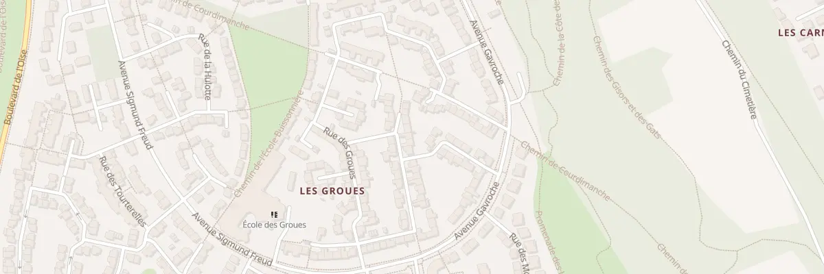 Plan du 28 Rue du Temps des Cerises à Vauréal