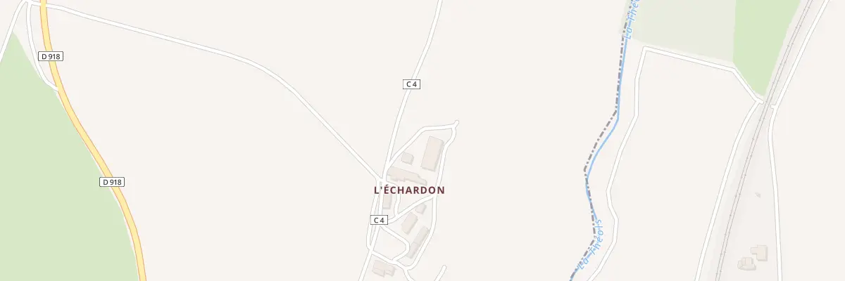Plan du 5205 L’Echardon à Sainte-Lizaigne