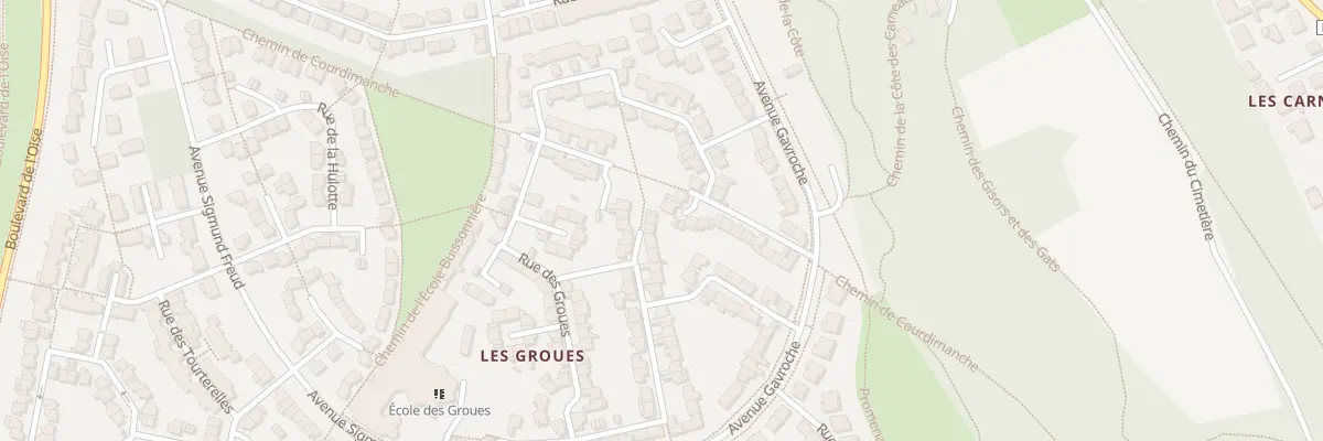 Plan du 36 Rue du Temps des Cerises à Vauréal