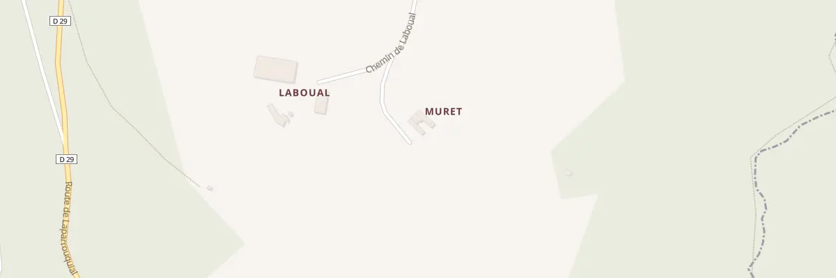 Plan du 5013 Muret à Saint-Marcel-Campes